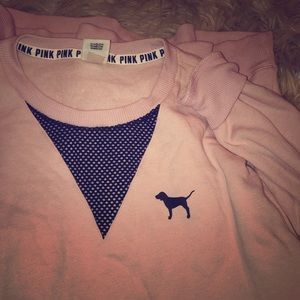 PINK oversized pullover.